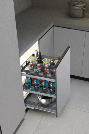 Tempered Glass  Bottle Pull Out