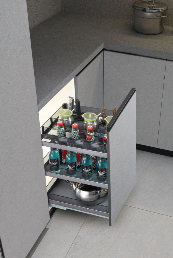 Tempered Glass  Bottle Pull Out