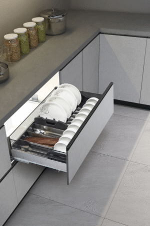 Tempered Glass  Dish Basket
