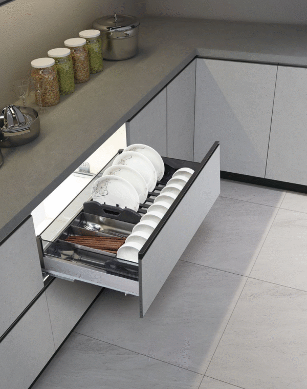Tempered Glass  Dish Basket