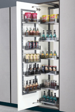 Tempered Glass  Pantry Unit