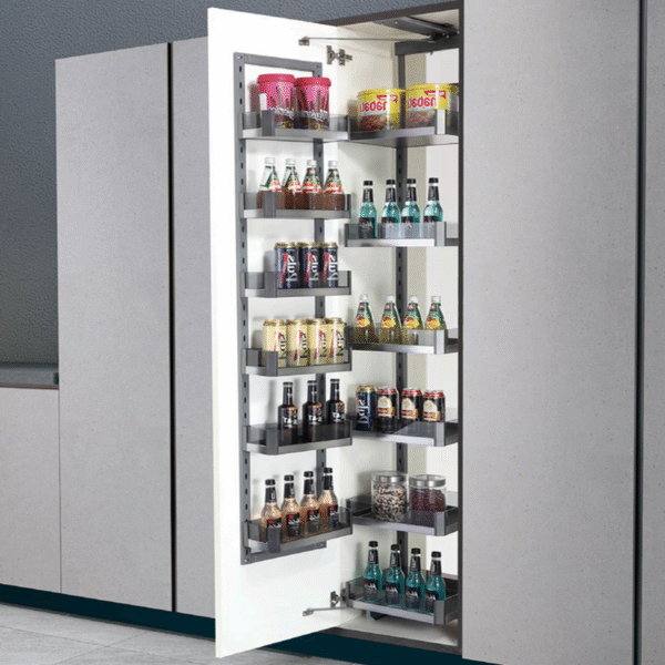 Tempered Glass  Pantry Unit
