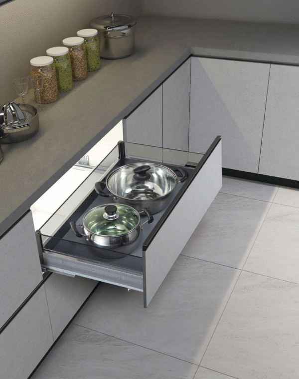 Tempered Glass  Pot Basket