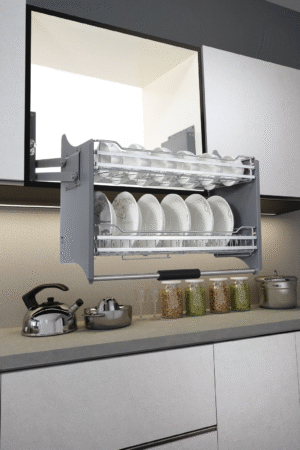 Wire Adjustable  Pull Down  Basket.