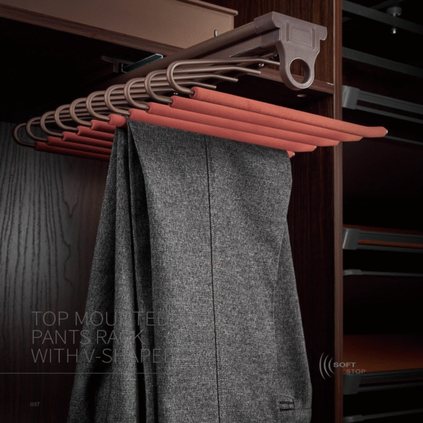 Top Mounted V-Pants Rack
