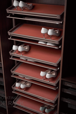 Rotating Shoe Rack