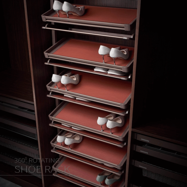 Rotating Shoe Rack