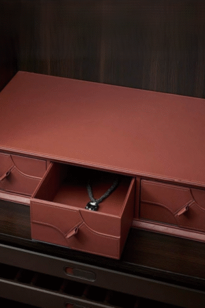 Leather Triple Draw Combination